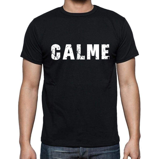 Calme French Dictionary Mens Short Sleeve Round Neck T-Shirt 00009 - Casual