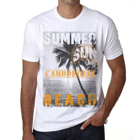 Camboinhas Mens Short Sleeve Round Neck T-Shirt - Casual