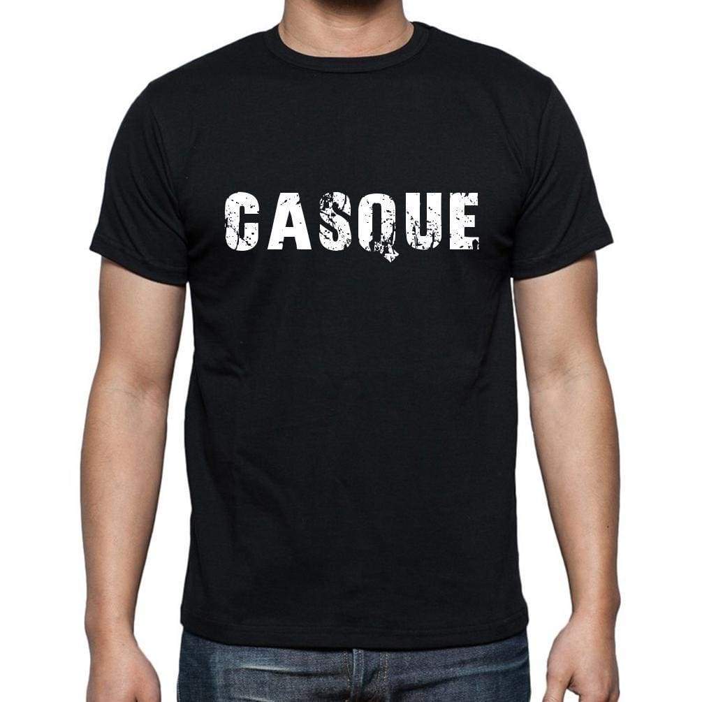 Casque French Dictionary Mens Short Sleeve Round Neck T-Shirt 00009 - Casual