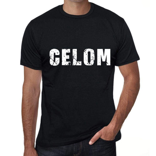 Celom Mens Retro T Shirt Black Birthday Gift 00553 - Black / Xs - Casual