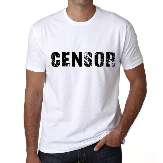 Censor Mens T Shirt White Birthday Gift 00552 - White / Xs - Casual