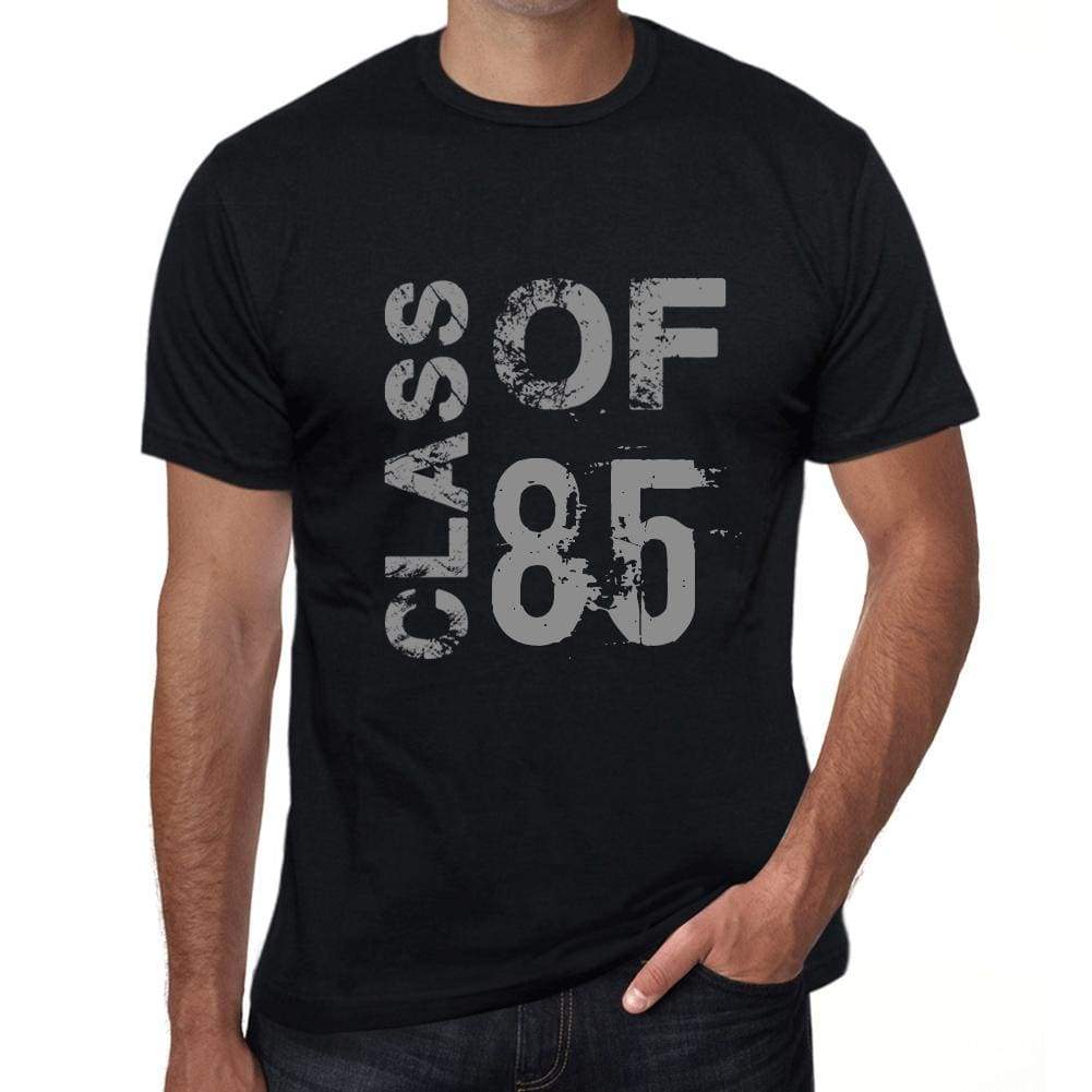 Class Of 85 Mens T-Shirt Black Birthday Gift 00481 - Black / Xs - Casual