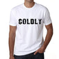 Coldly Mens T Shirt White Birthday Gift 00552 - White / Xs - Casual