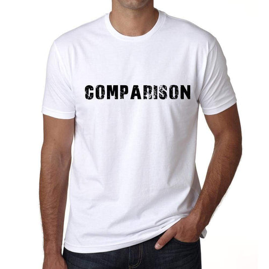 Comparison Mens T Shirt White Birthday Gift 00552 - White / Xs - Casual
