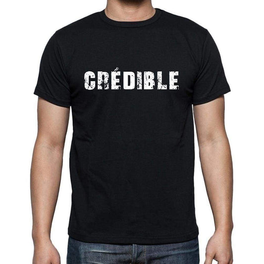 Crédible French Dictionary Mens Short Sleeve Round Neck T-Shirt 00009 - Casual
