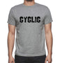Cyclic Grey Mens Short Sleeve Round Neck T-Shirt 00018 - Grey / S - Casual
