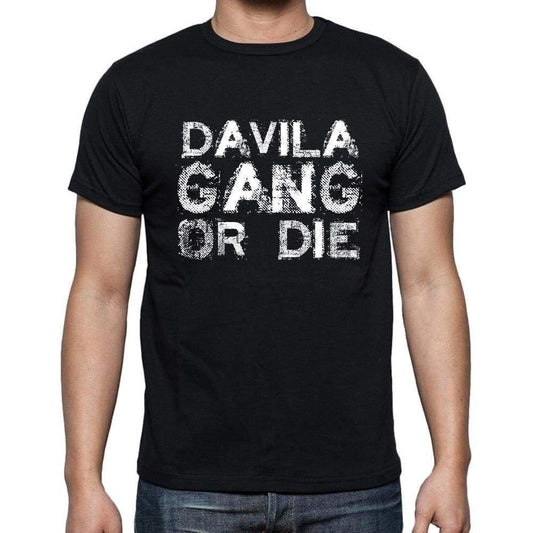 Davila Family Gang Tshirt Mens Tshirt Black Tshirt Gift T-Shirt 00033 - Black / S - Casual
