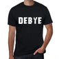 Debye Mens Retro T Shirt Black Birthday Gift 00553 - Black / Xs - Casual