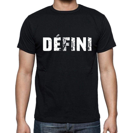 Défini French Dictionary Mens Short Sleeve Round Neck T-Shirt 00009 - Casual