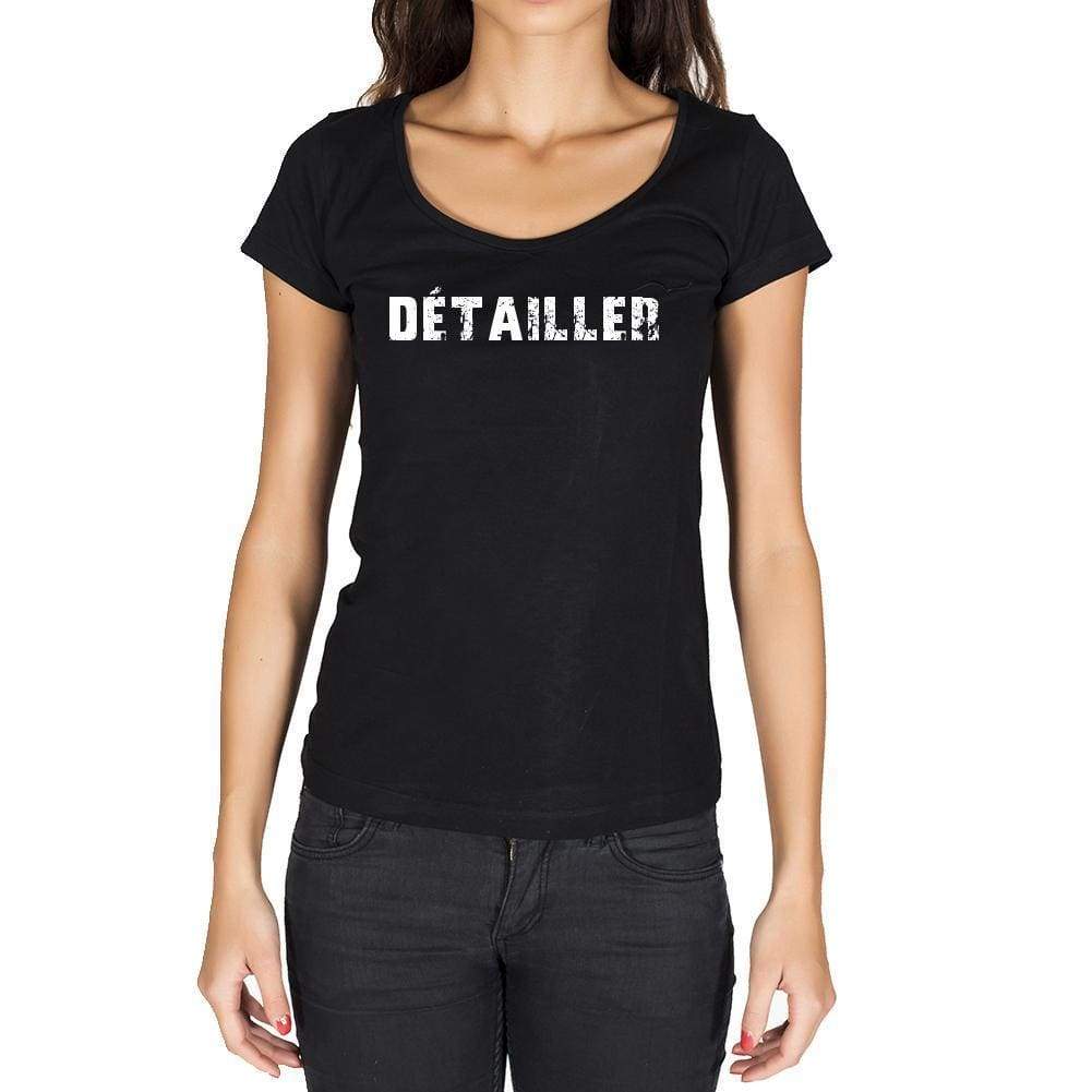 Détailler French Dictionary Womens Short Sleeve Round Neck T-Shirt 00010 - Casual