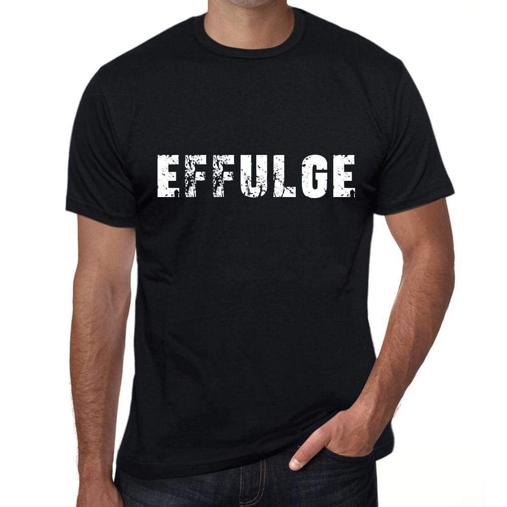 effulge Mens Vintage T shirt Black Birthday Gift 00555 - Ultrabasic
