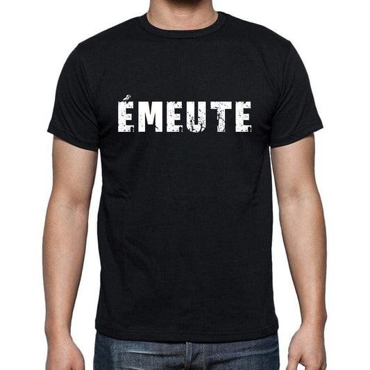 Émeute French Dictionary Mens Short Sleeve Round Neck T-Shirt 00009 - Casual