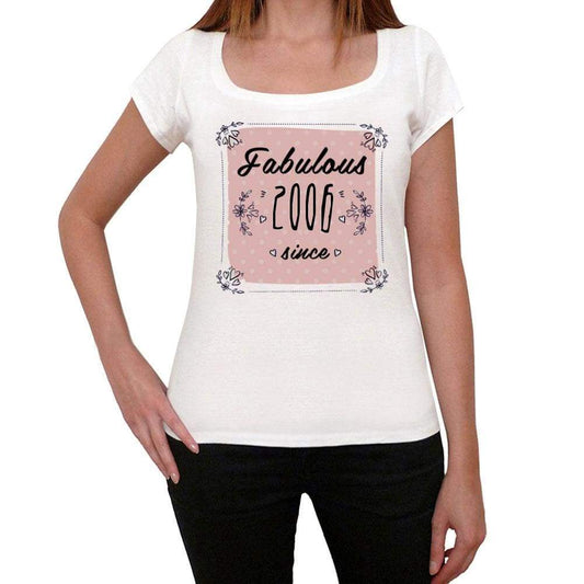 Fabulous Since 2006 Womens T-Shirt White Birthday Gift 00433 - White / Xs - Casual