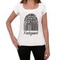 Feelgood Fingerprint White Womens Short Sleeve Round Neck T-Shirt Gift T-Shirt 00304 - White / Xs - Casual