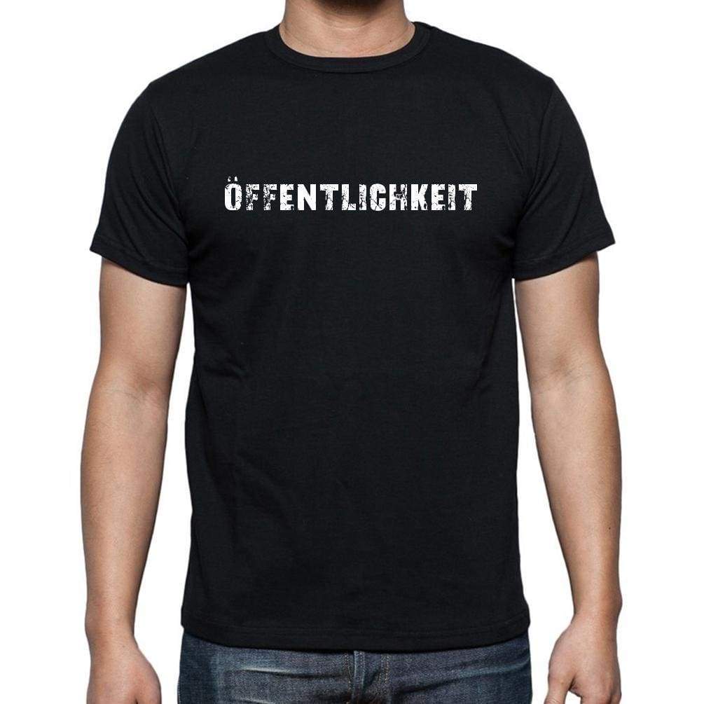¶ffentlichkeit Mens Short Sleeve Round Neck T-Shirt - Casual