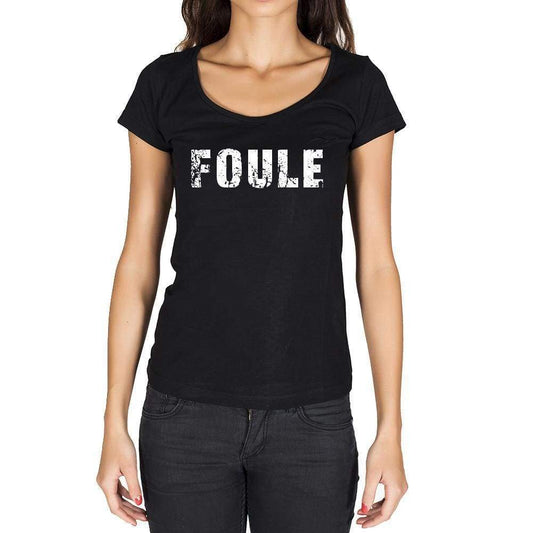 Foule French Dictionary Womens Short Sleeve Round Neck T-Shirt 00010 - Casual