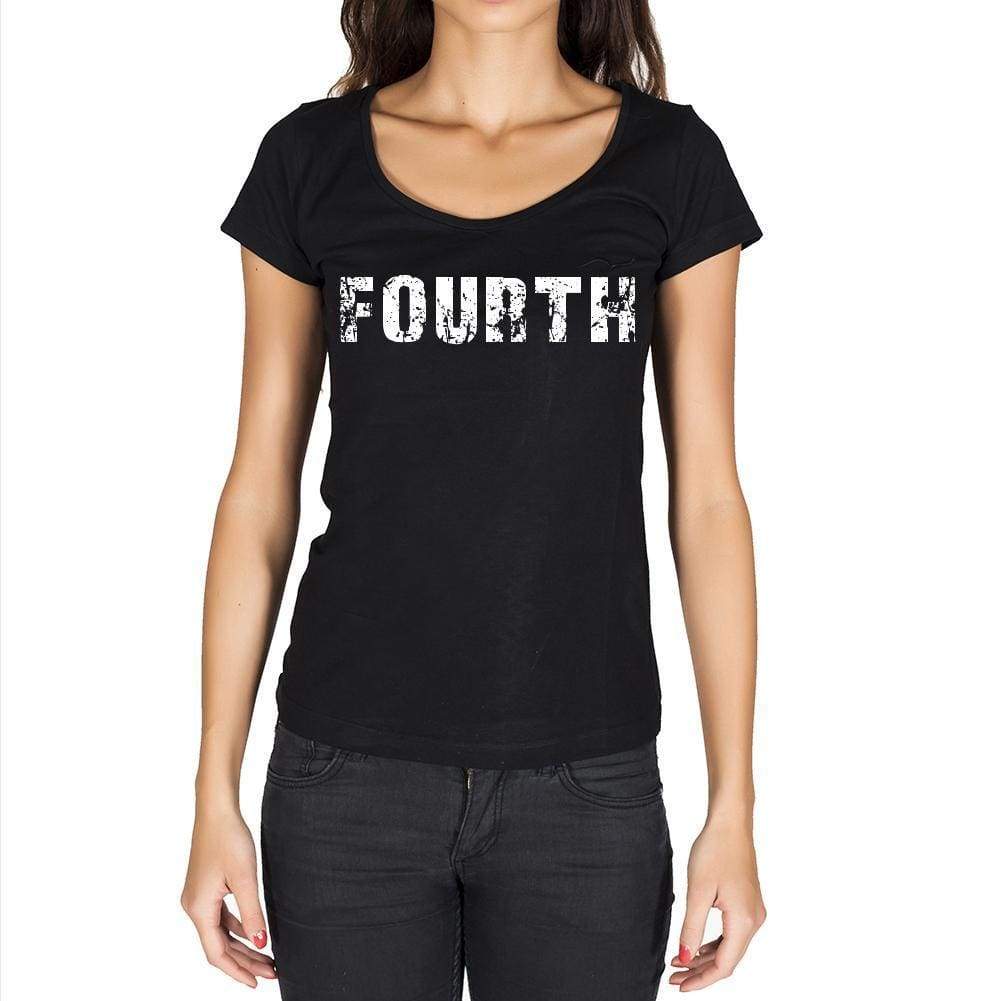 Fourth Womens Short Sleeve Round Neck T-Shirt - Casual