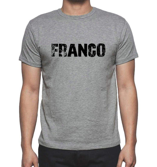 Franco Grey Mens Short Sleeve Round Neck T-Shirt 00018 - Grey / S - Casual