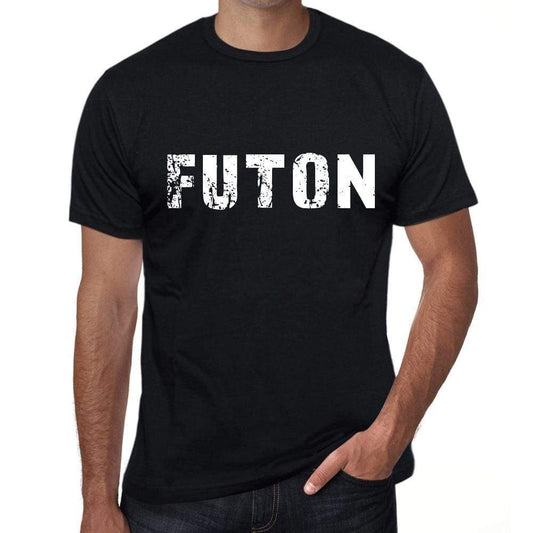 Futon Mens Retro T Shirt Black Birthday Gift 00553 - Black / Xs - Casual