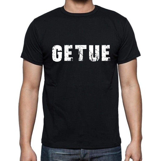 Getue Mens Short Sleeve Round Neck T-Shirt - Casual
