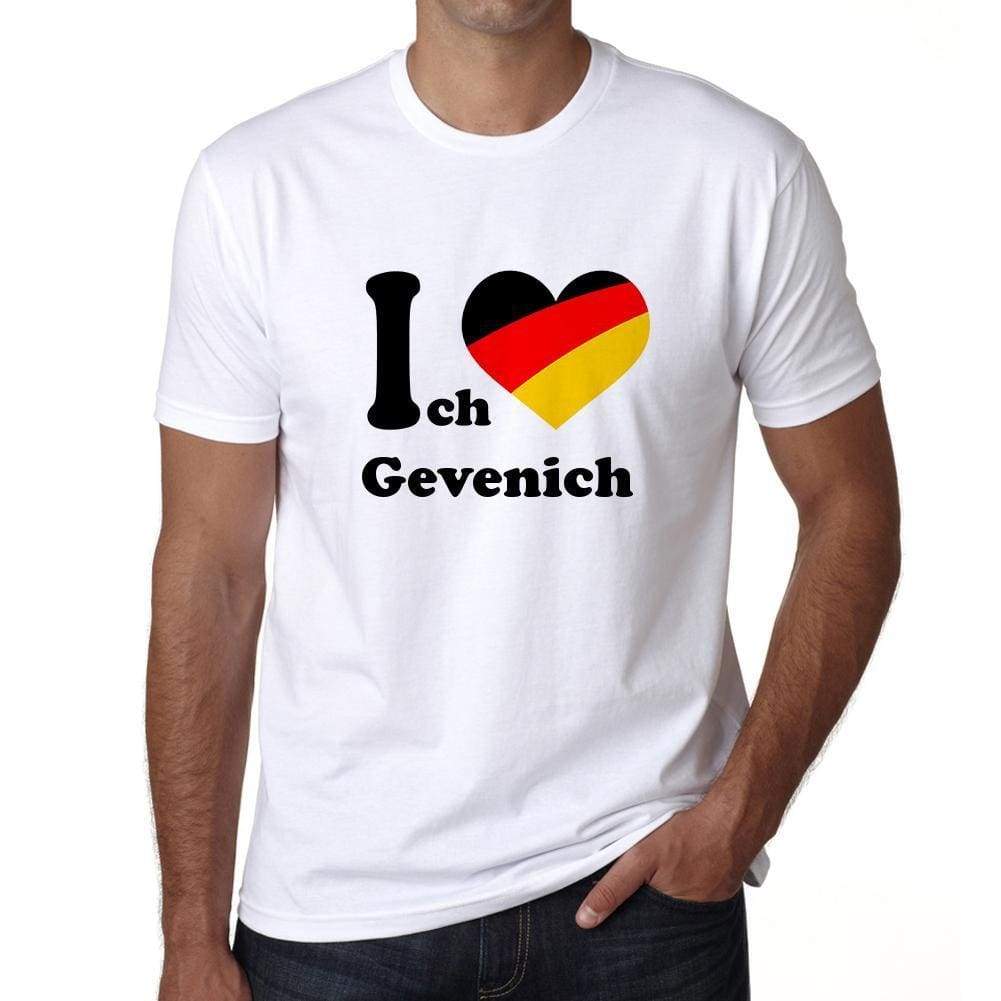 Gevenich Mens Short Sleeve Round Neck T-Shirt 00005 - Casual