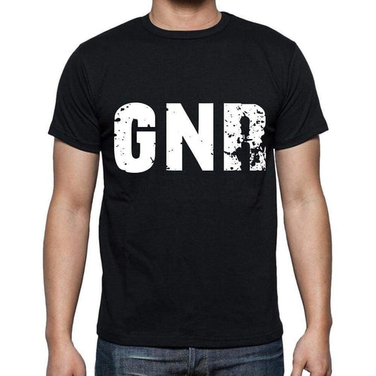 Gnr Men T Shirts Short Sleeve T Shirts Men Tee Shirts For Men Cotton Black 3 Letters - Casual