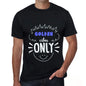 Golden Vibes Only Black Mens Short Sleeve Round Neck T-Shirt Gift T-Shirt 00299 - Black / S - Casual