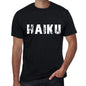 Haiku Mens Retro T Shirt Black Birthday Gift 00553 - Black / Xs - Casual