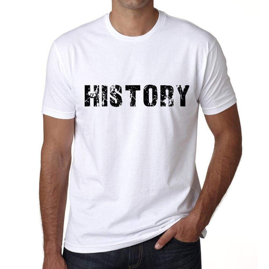 History Mens T Shirt White Birthday Gift 00552 - White / Xs - Casual