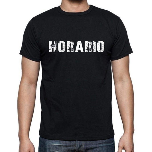 Horario Mens Short Sleeve Round Neck T-Shirt - Casual