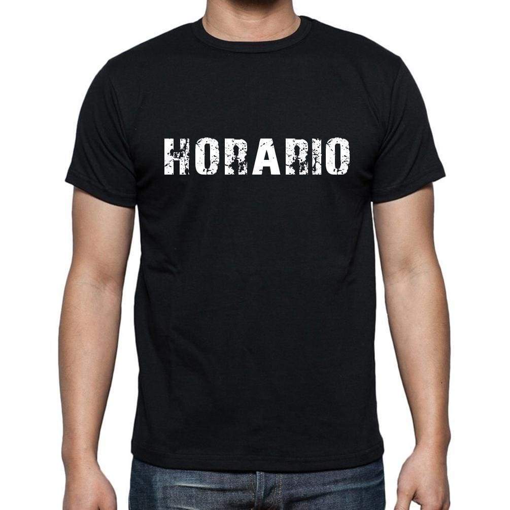 Horario Mens Short Sleeve Round Neck T-Shirt - Casual