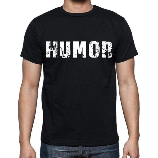 Humor Mens Short Sleeve Round Neck T-Shirt Black T-Shirt En