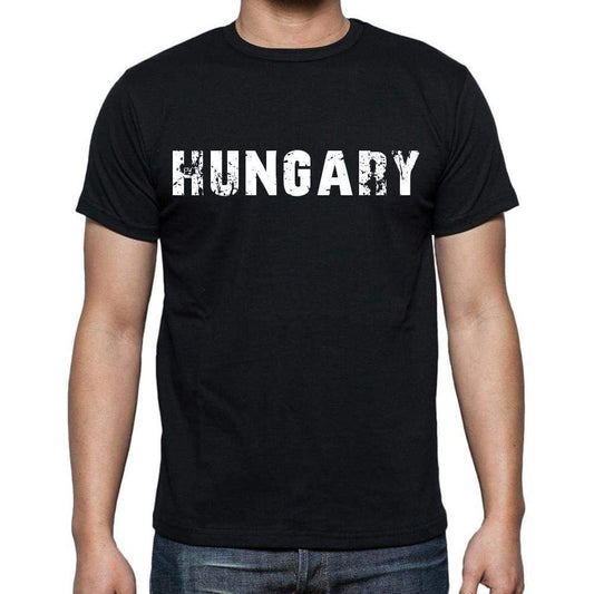 hungary T-Shirt for men <span>Short Sleeve</span> <span>Round Neck</span> Black t shirt for men - ULTRABASIC