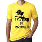 I Shall Be Mirthful Mens T-Shirt Yellow Birthday Gift 00379 - Yellow / Xs - Casual