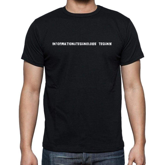 Informationstechnologie Technik Mens Short Sleeve Round Neck T-Shirt 00022 - Casual