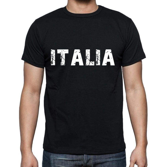 Italia Mens Short Sleeve Round Neck T-Shirt 00004 - Casual