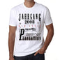 Jahrgang Birthday 2008 Mens Short Sleeve Round Neck T-Shirt Gift T-Shirt 00350 - White / Xs - Casual