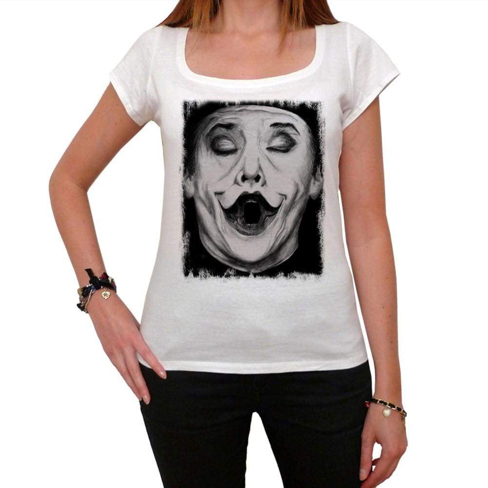 Joker Face Tshirt White Womens T-Shirt 00163