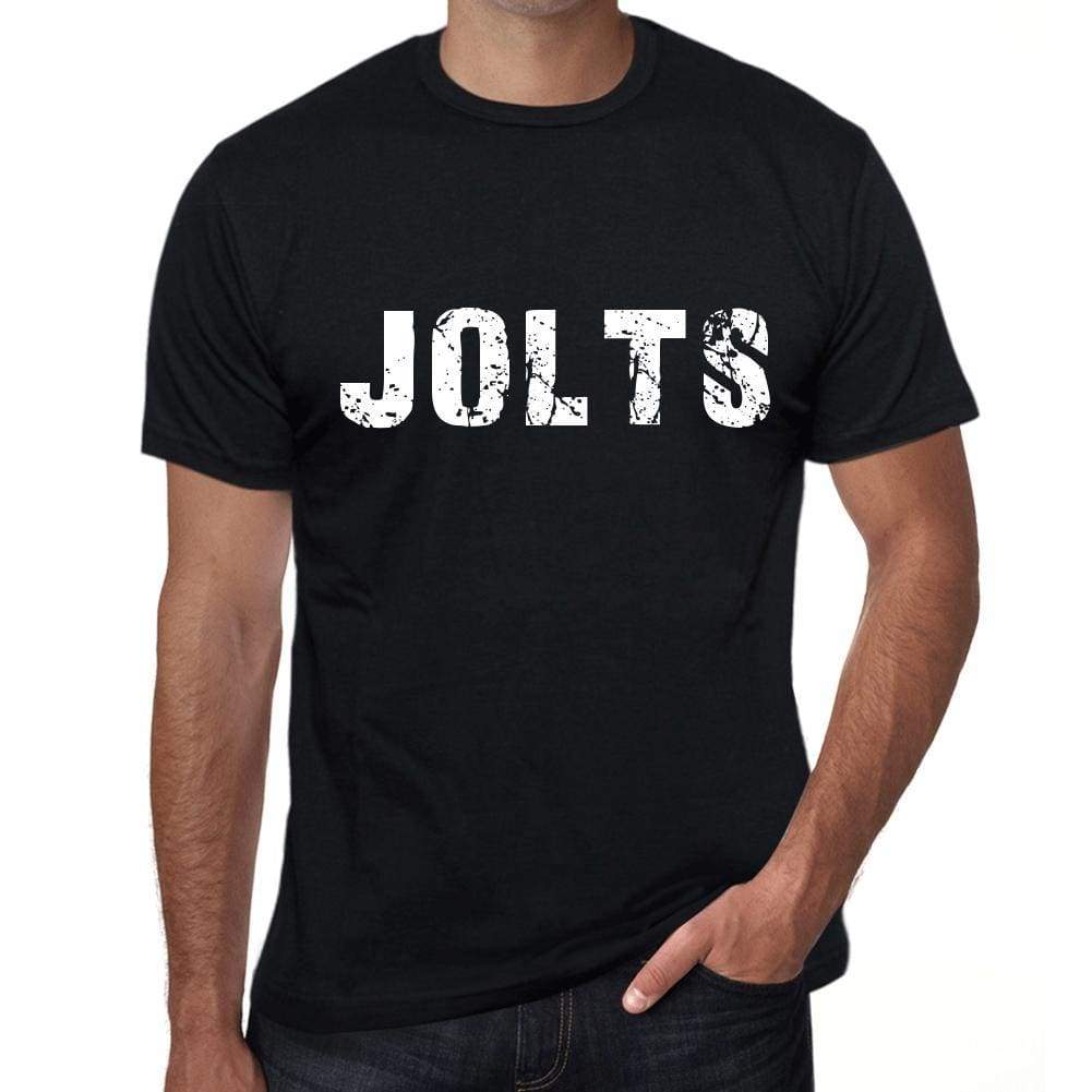 Jolts Mens Retro T Shirt Black Birthday Gift 00553 - Black / Xs - Casual