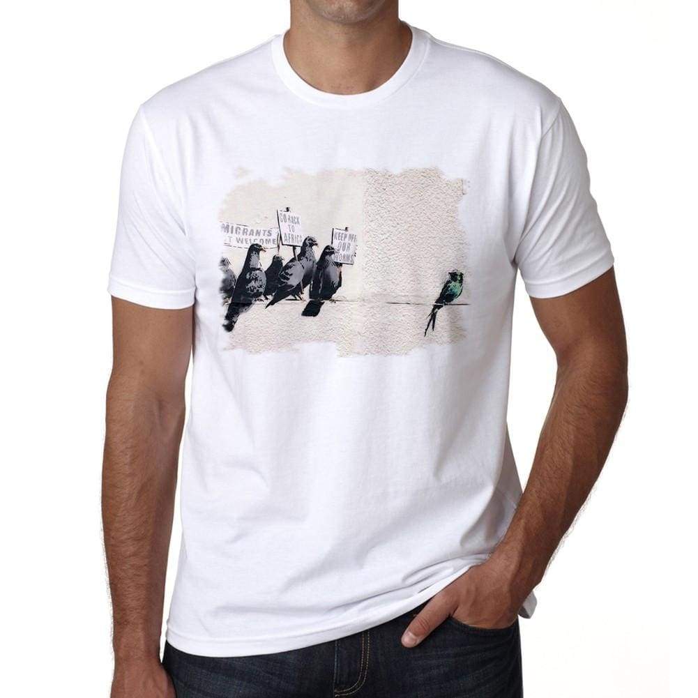 Keep Off Mens Tee White 100% Cotton 00164