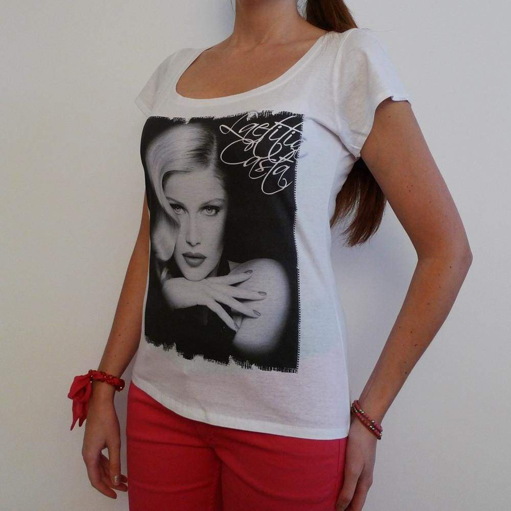 Laetitia Casta 2 T-Shirt Short-Sleeve Top Celebrity