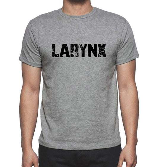 Larynx Grey Mens Short Sleeve Round Neck T-Shirt 00018 - Grey / S - Casual