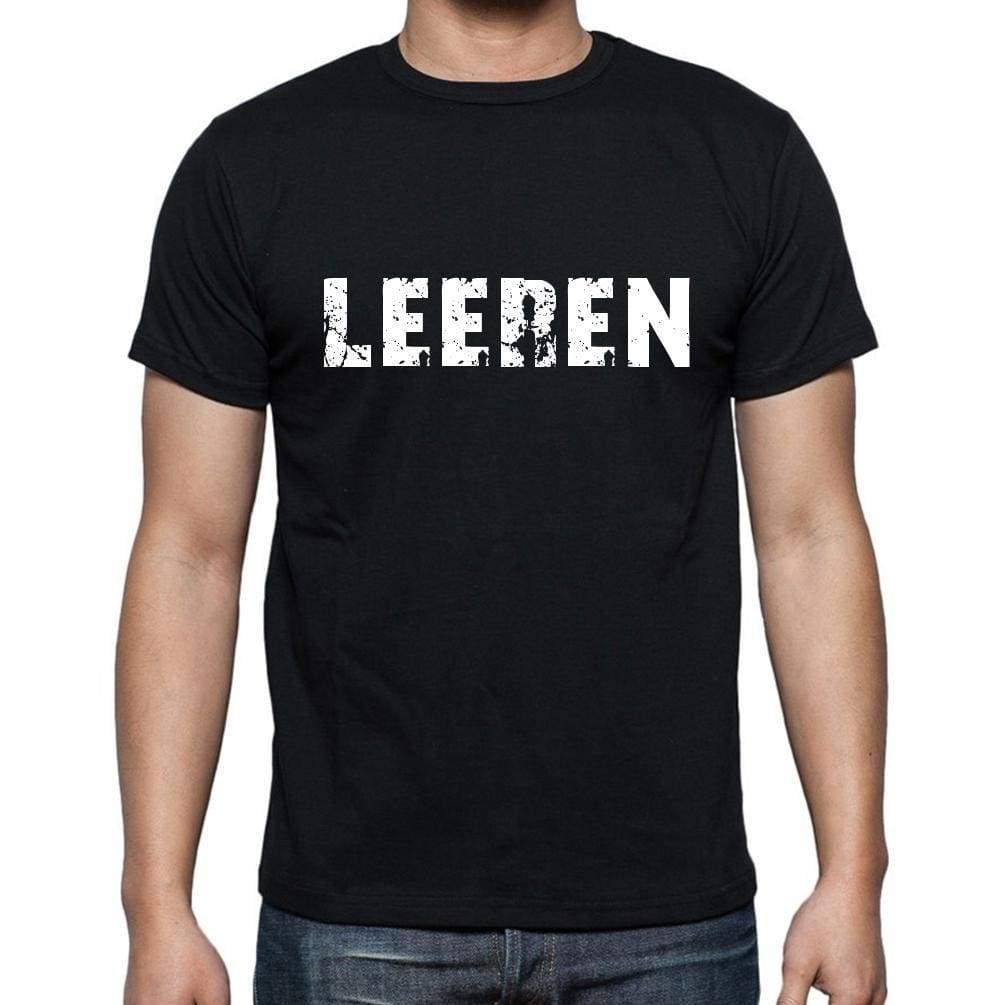Leeren Mens Short Sleeve Round Neck T-Shirt - Casual