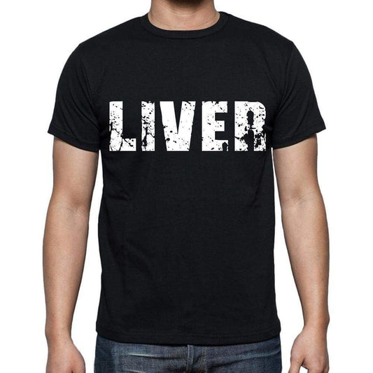 Liver Mens Short Sleeve Round Neck T-Shirt - Casual