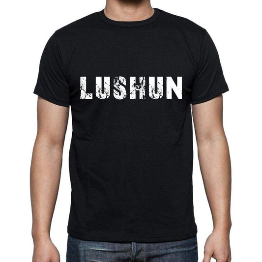 Lushun Mens Short Sleeve Round Neck T-Shirt 00004 - Casual
