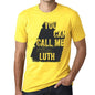 Luth You Can Call Me Luth Mens T Shirt Yellow Birthday Gift 00537 - Yellow / Xs - Casual