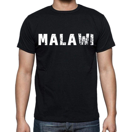 Malawi T-Shirt For Men Short Sleeve Round Neck Black T Shirt For Men - T-Shirt