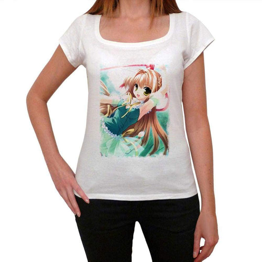 Manga Girl Green Dress T-Shirt For Women T Shirt Gift 00088 - T-Shirt