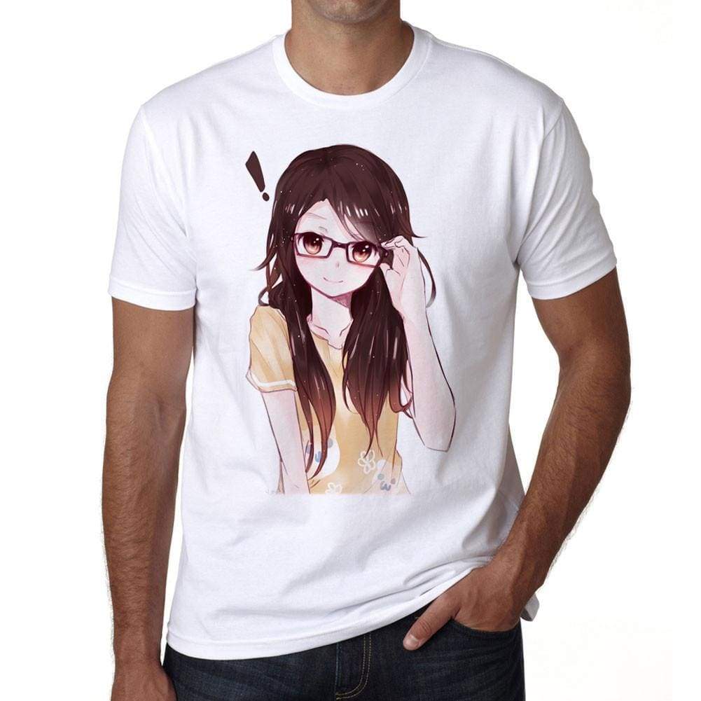 Manga Glasses T-Shirt For Men T Shirt Gift 00089 - T-Shirt