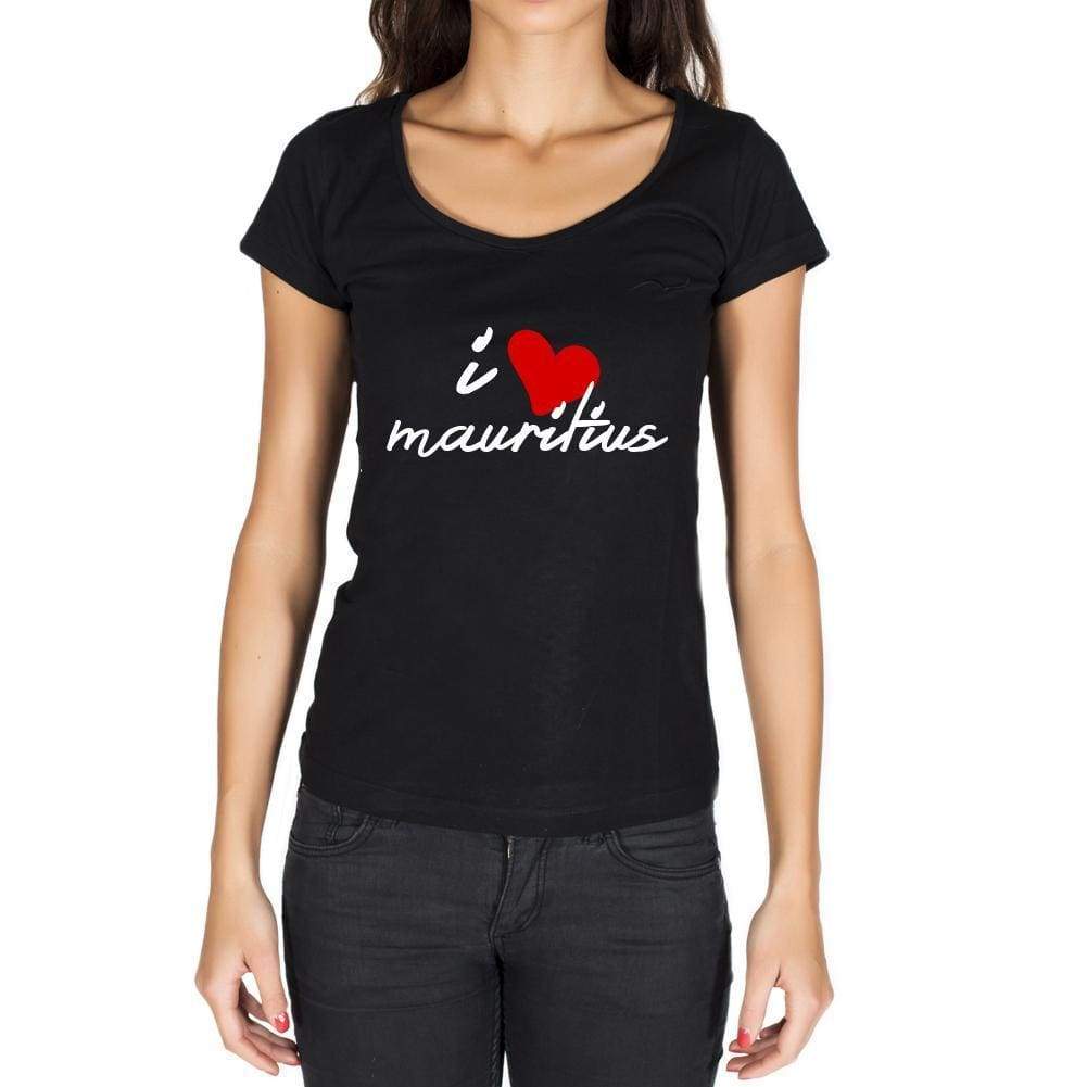 Mauritius Womens Short Sleeve Round Neck T-Shirt - Casual